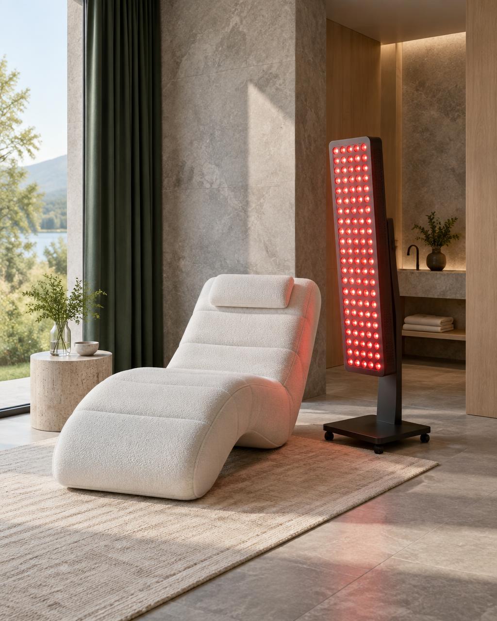 Stay Well design concept: Red light therapy